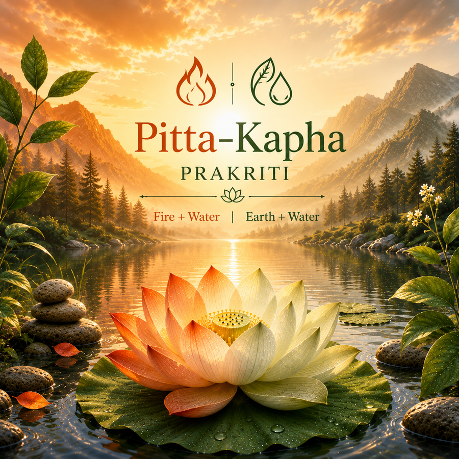 Pitta-Kapha Prakriti illustration