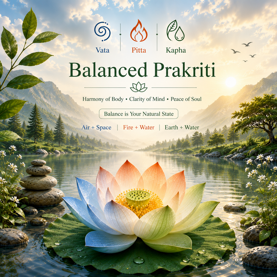 Balanced Prakriti illustration