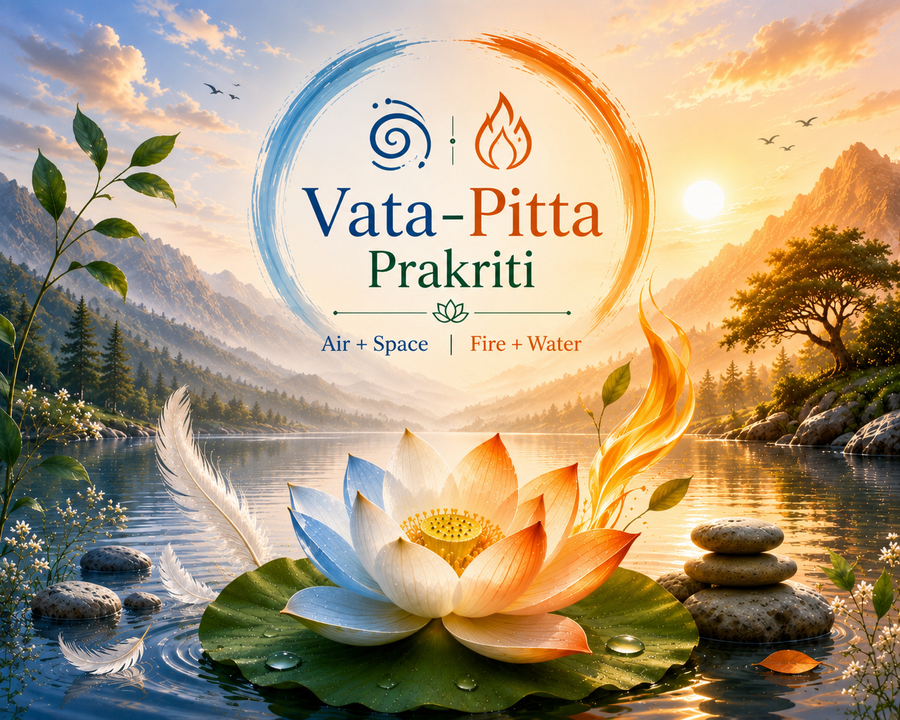 Vata-Pitta Prakriti illustration